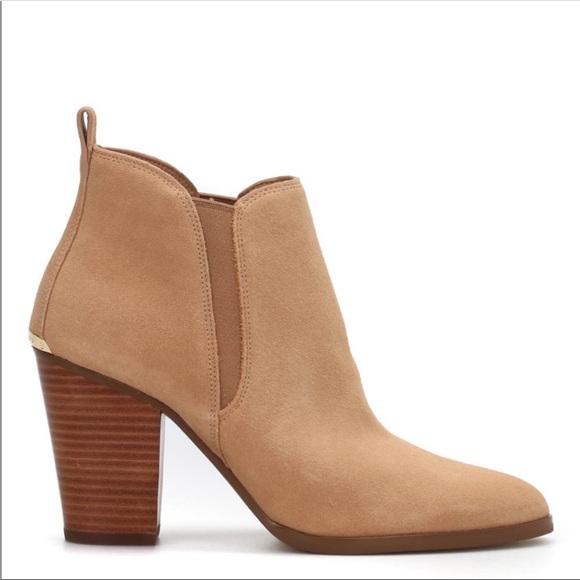 Michael Kors brown suede leather heel boots - Picture 7 of 7